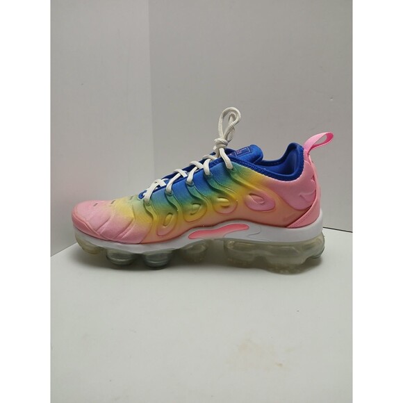 Nike AIR VAPORMAX PLUS Women's "Cotton Candy Rainbow" Shoes | Size 8 - Picture 4 of 8